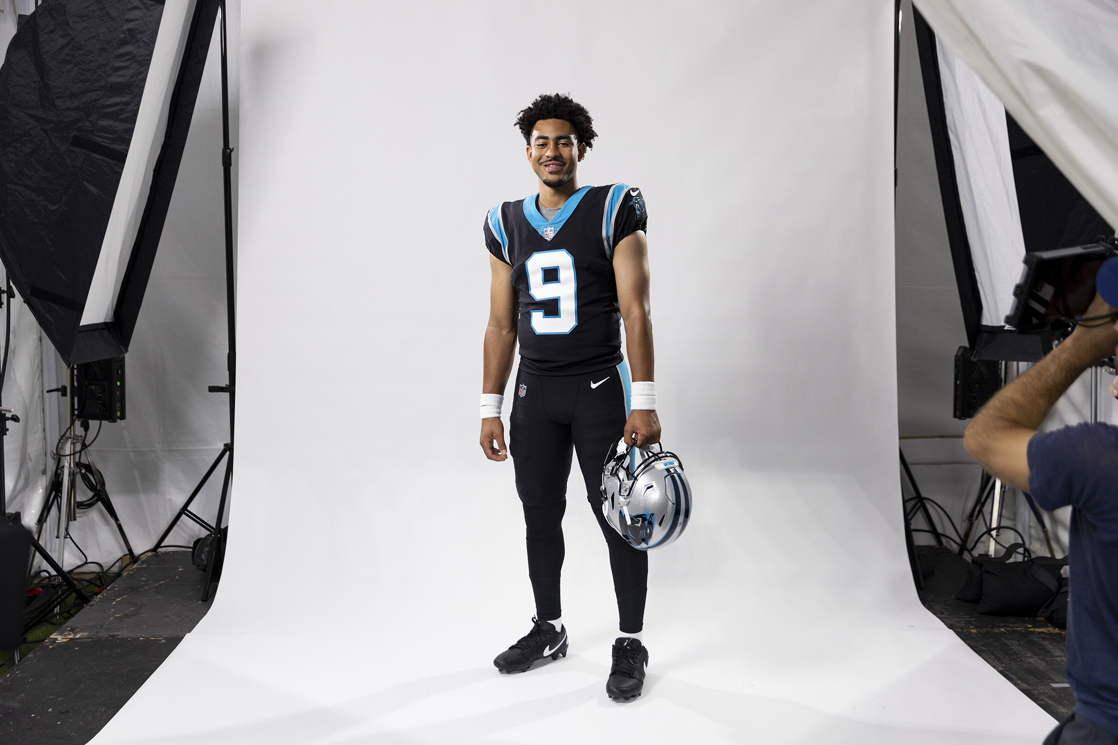 Toddler Nike Bryce Young Black Carolina Panthers Player Name