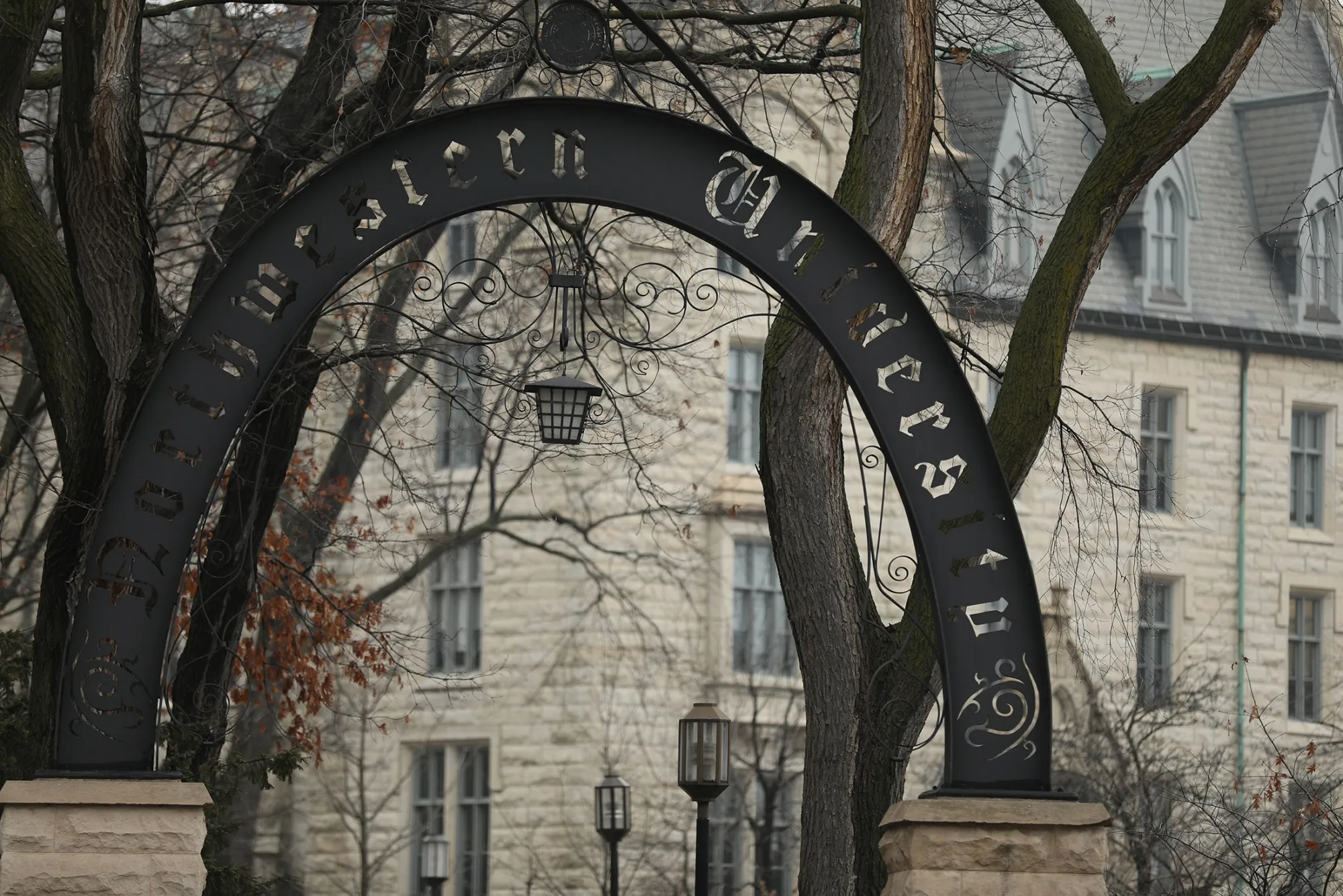 Northwestern University campus in Evanston.