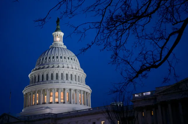The U.S. Capitol in Washington, D.C. Photograph by0xA0Andrew Harrer/Bloomberg