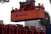 Container Shipping Operations At Port Of Hamburg 