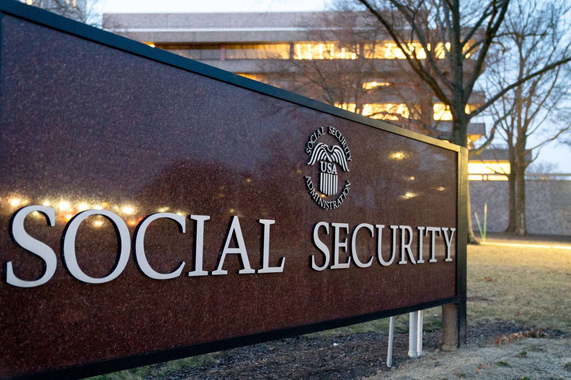 The US Social Security Administration headquarters in Woodlawn, Maryland.