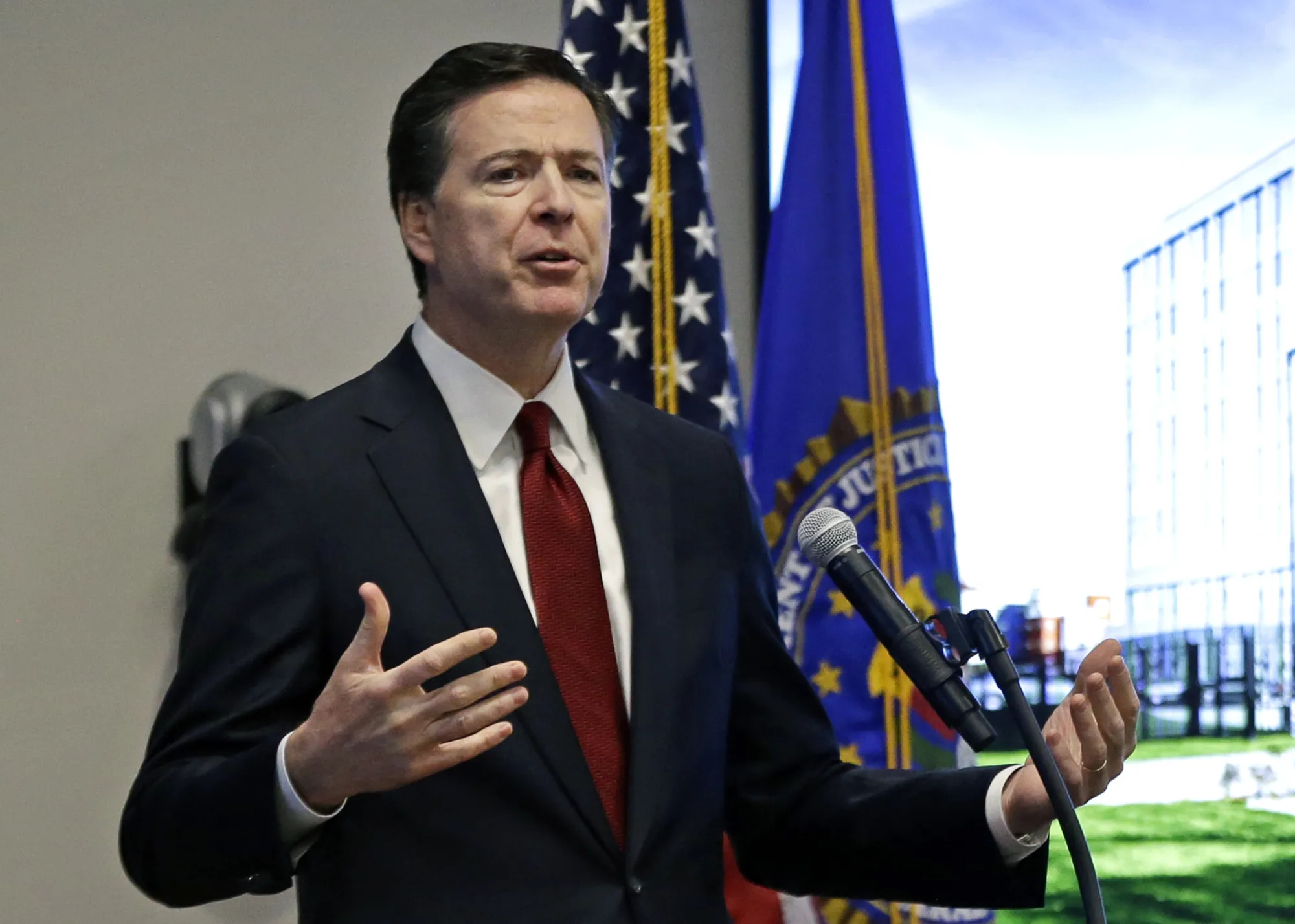 James Comey in Chelsea, Mass., on March 7, 2017.
