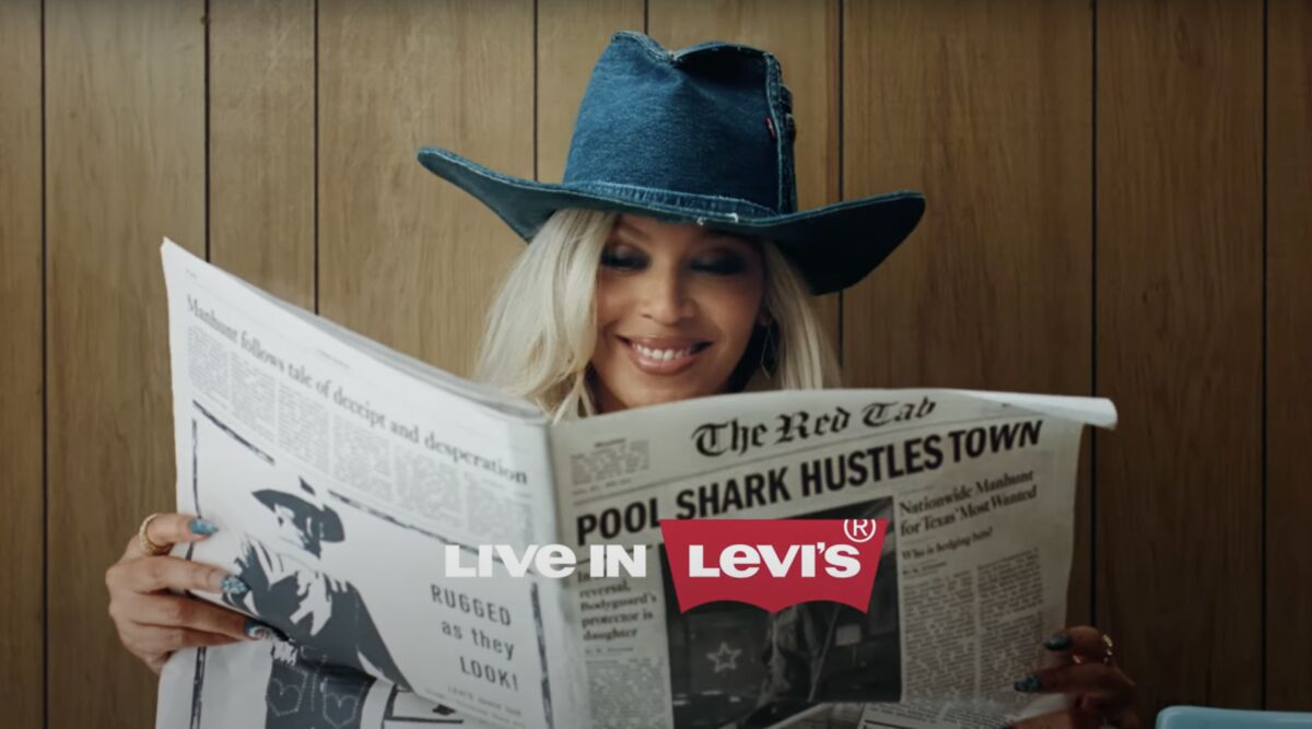Levi Partners With Beyoncé in Exclusive Ad Campaign - Bloomberg