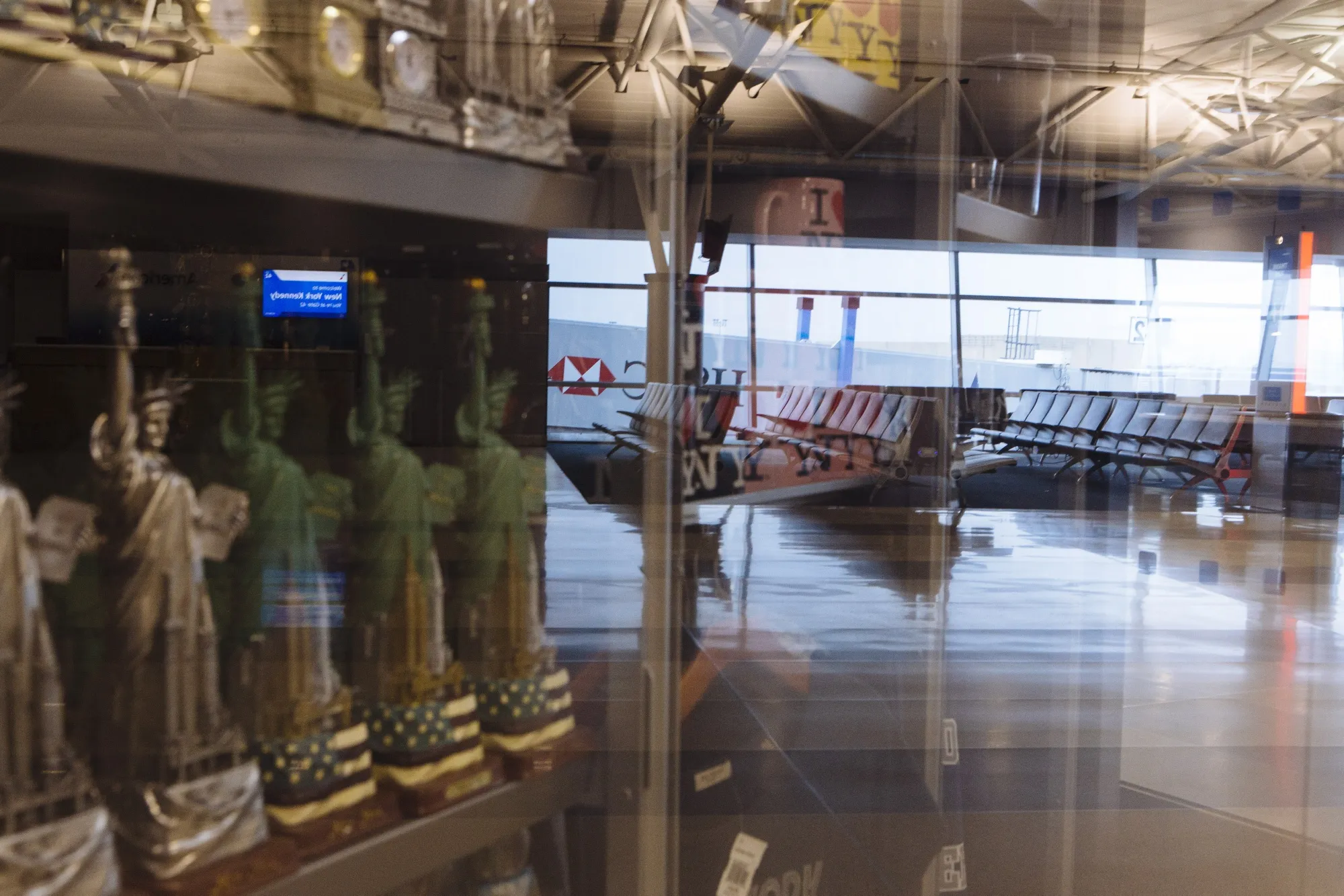 &nbsp;Terminal 8 at John F. Kennedy International Airport in New York on April 9.