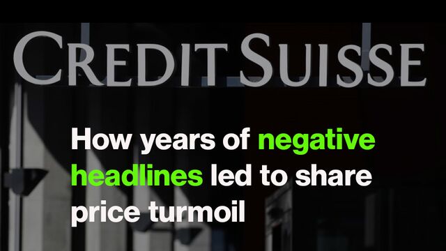 What Happened To Credit Suisse? How Did The Swiss Bank End? - Bloomberg