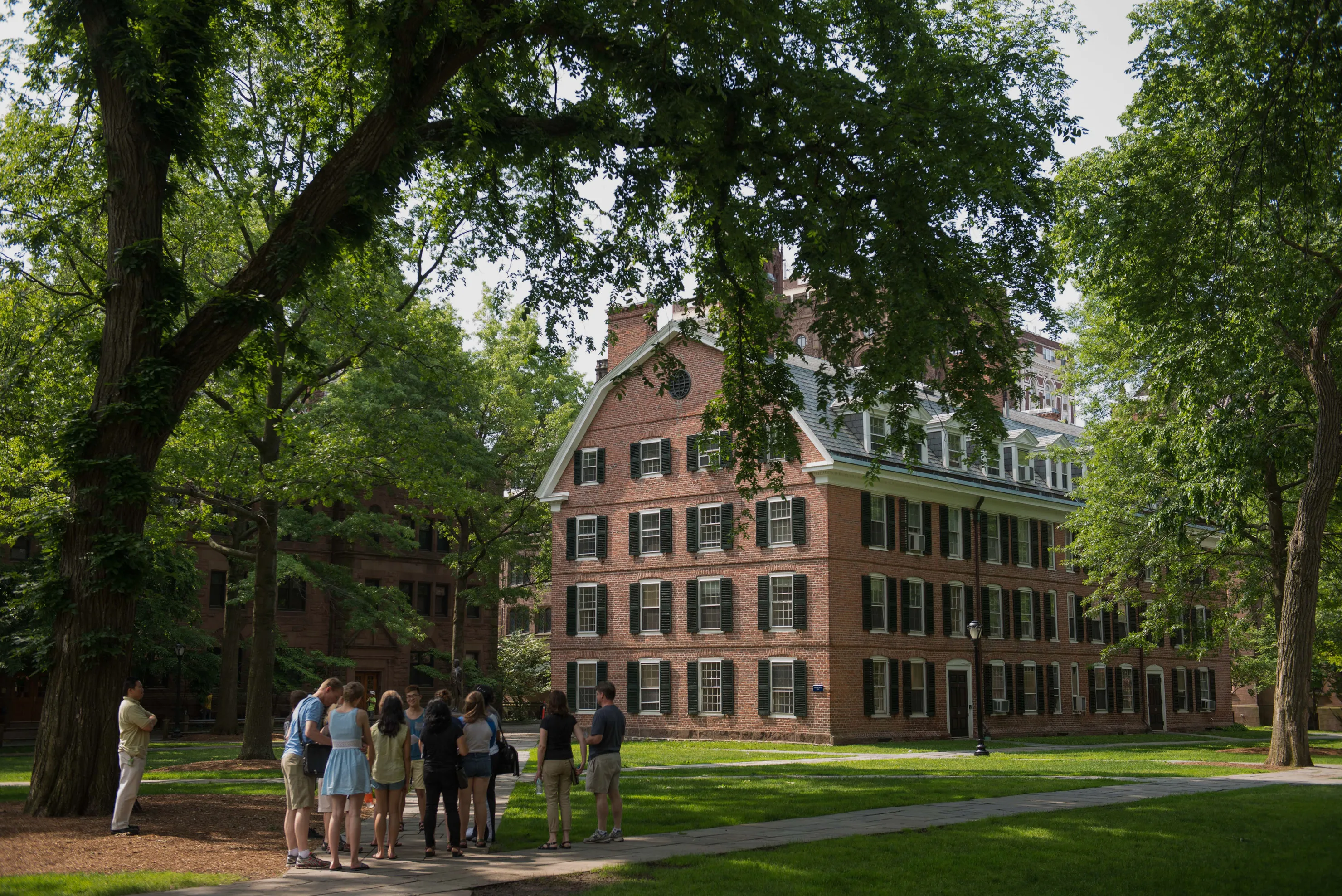 Yale University campus in New Haven, Connecticut.