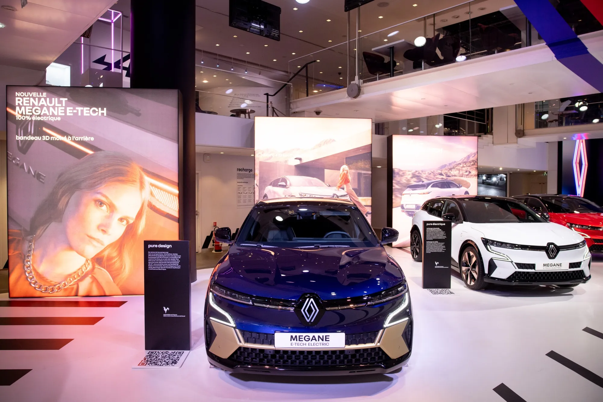 A Renault Megane E-tech EV.