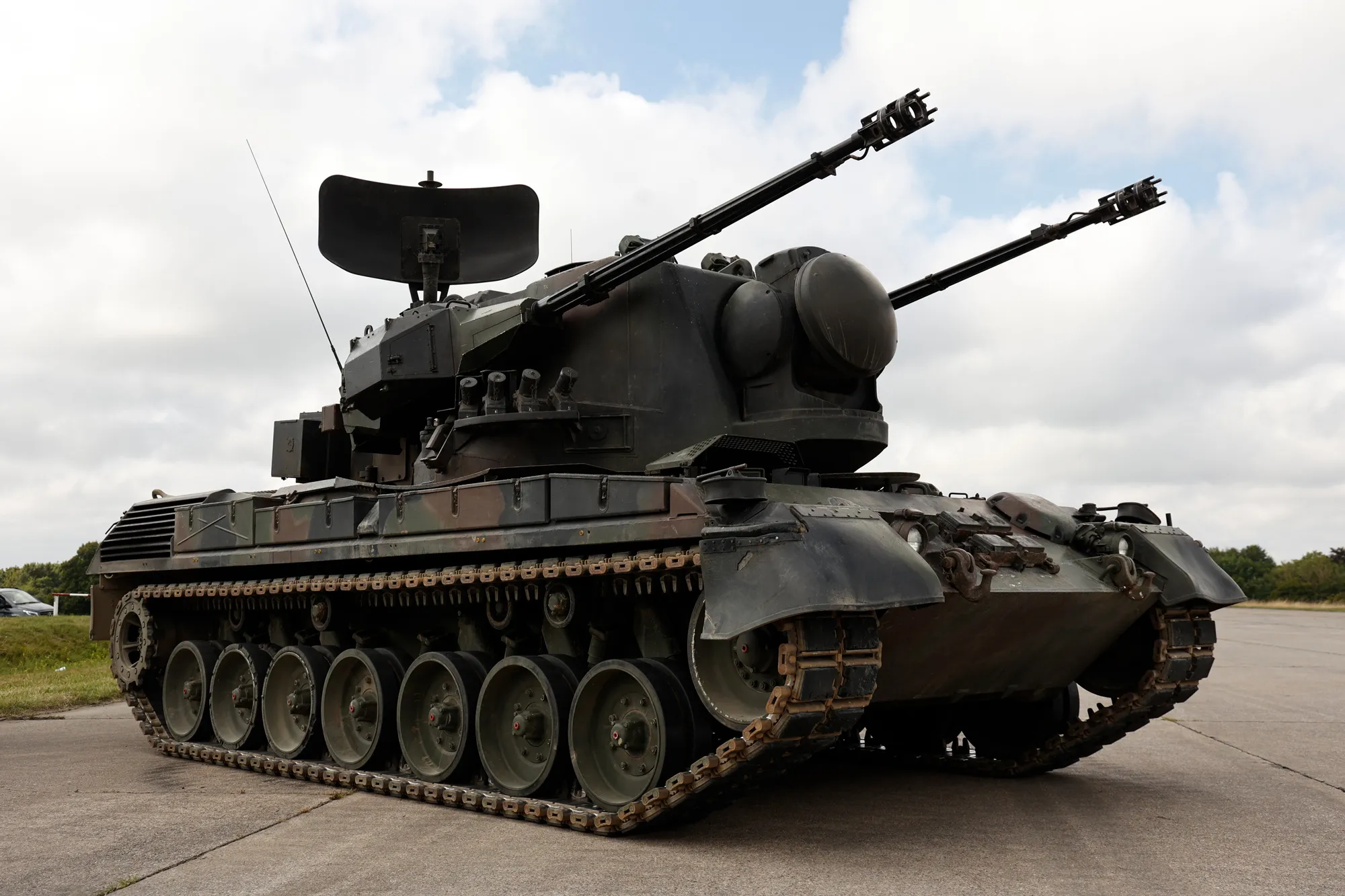 A Gepard self-propelled anti-aircraft gun.