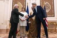 Will we get more than a handshake between John Kerry and Mohammad Javad Zarif?
