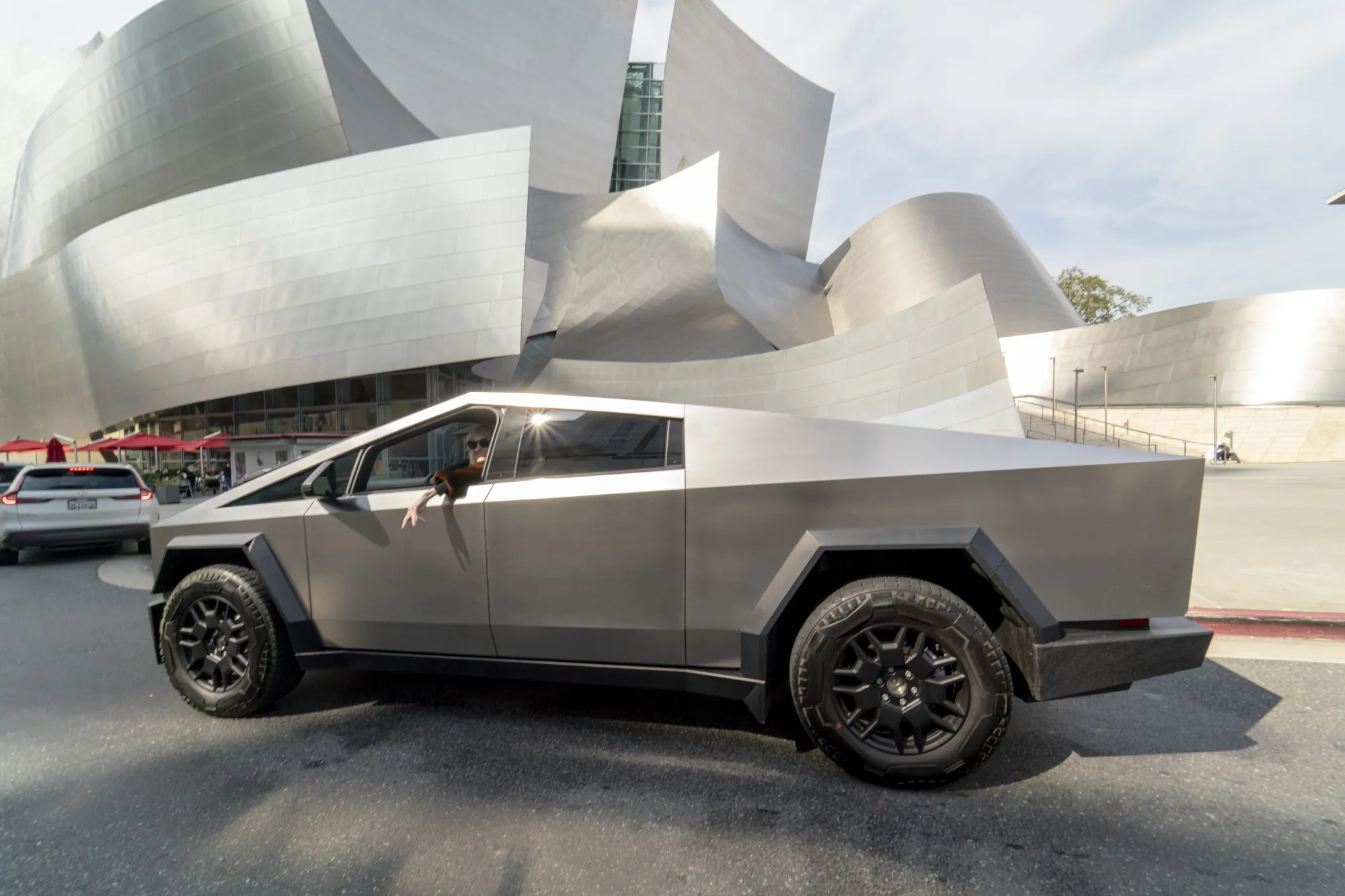 A Tesla Cybertruck In Los Angeles