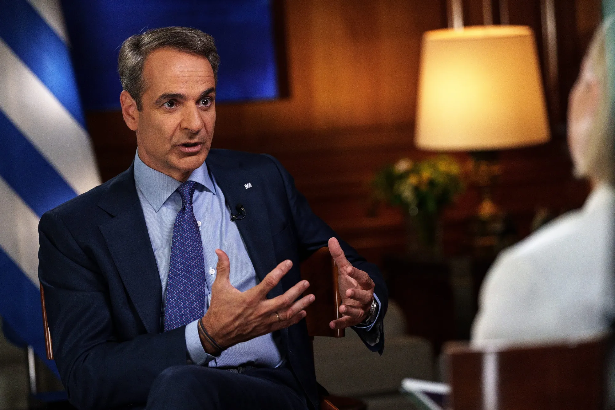 Greek Prime Minister Kyriakos Mitsotakis