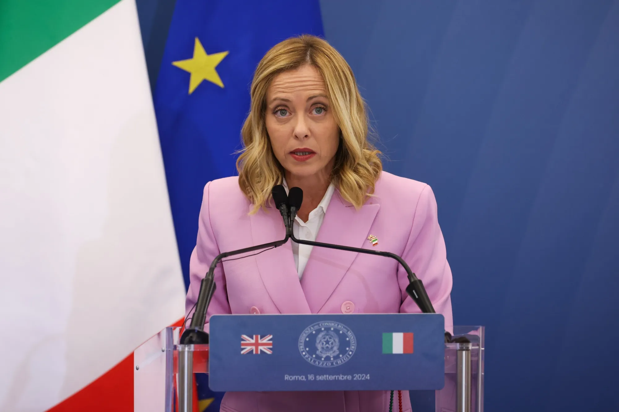 Italian Prime Minister&nbsp;Giorgia Meloni&nbsp;