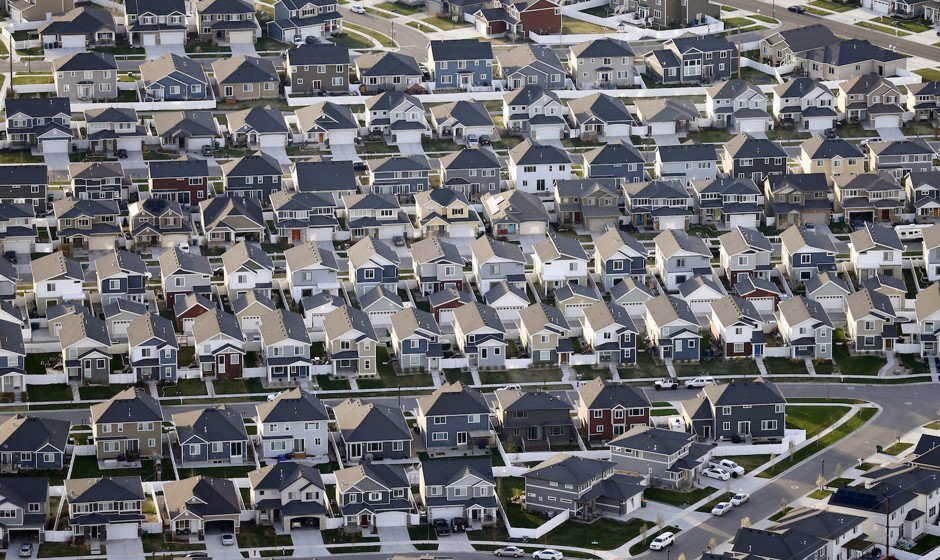 A neighborhood near Salt Lake City.