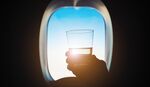 RF airplane alcohol drink