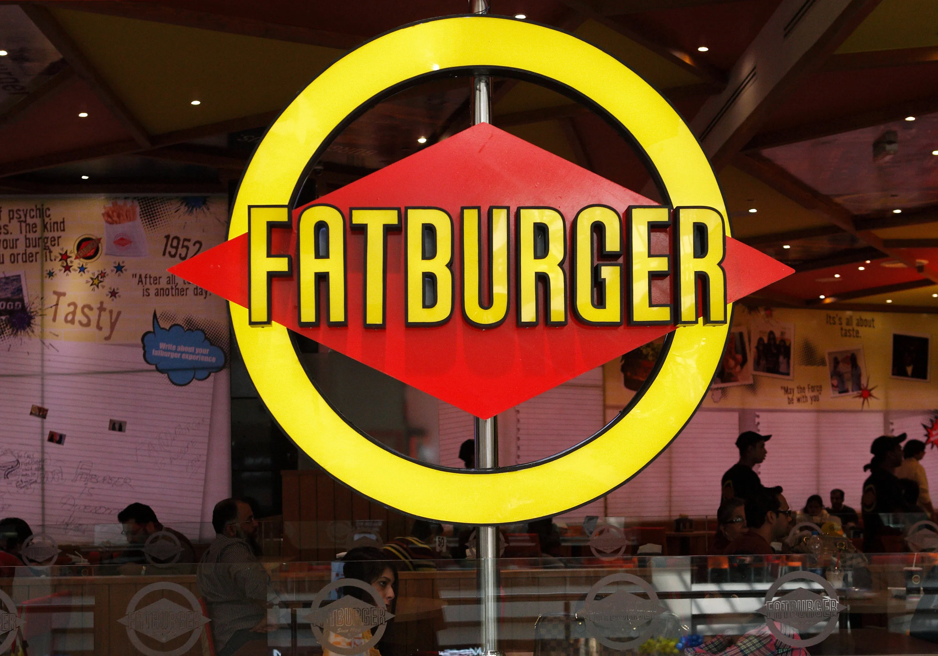 A Fatburger restaurant in Karachi, Pakistan.