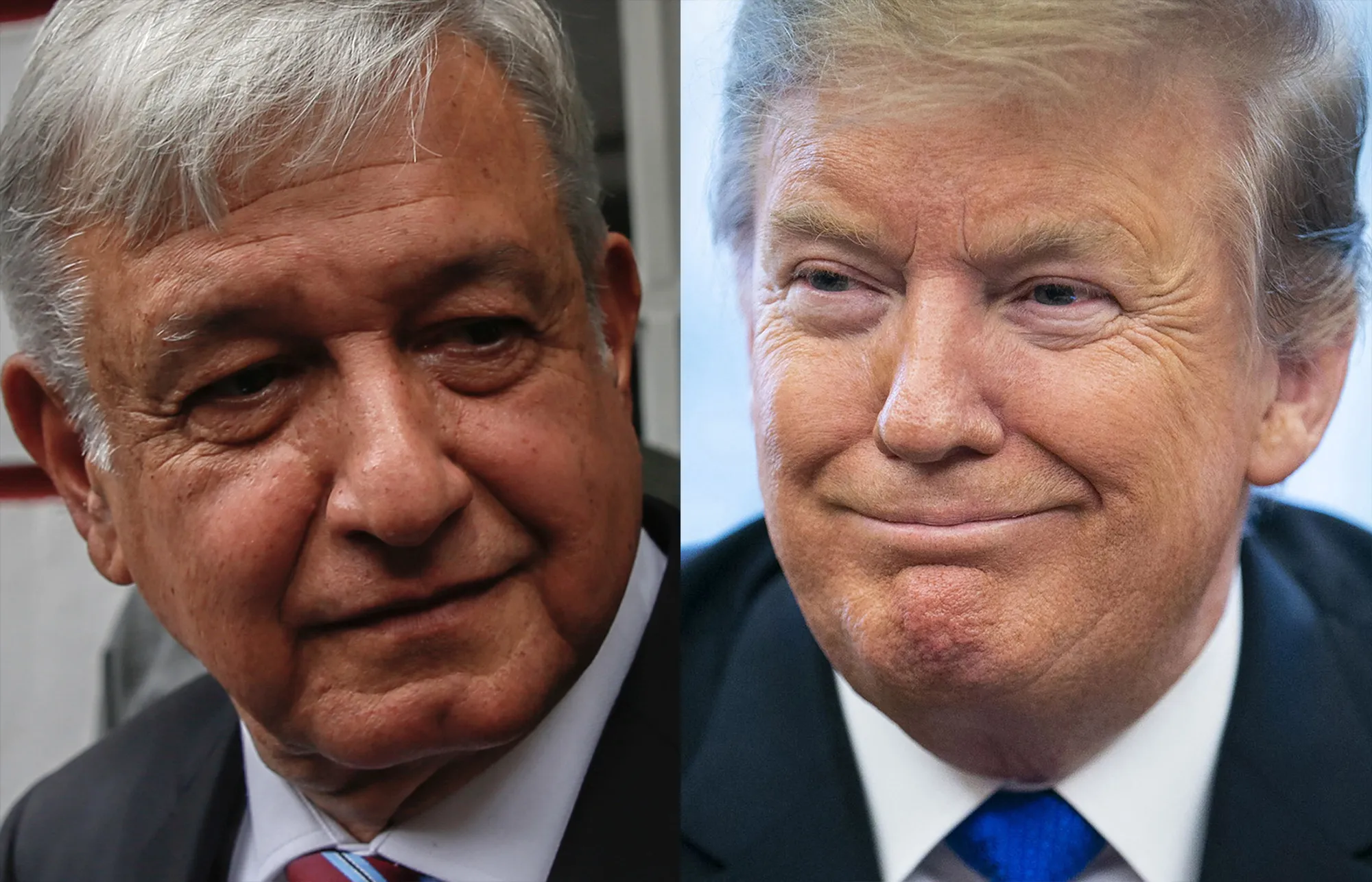 Andres Manuel Lopez Obrador&nbsp;and Donald Trump