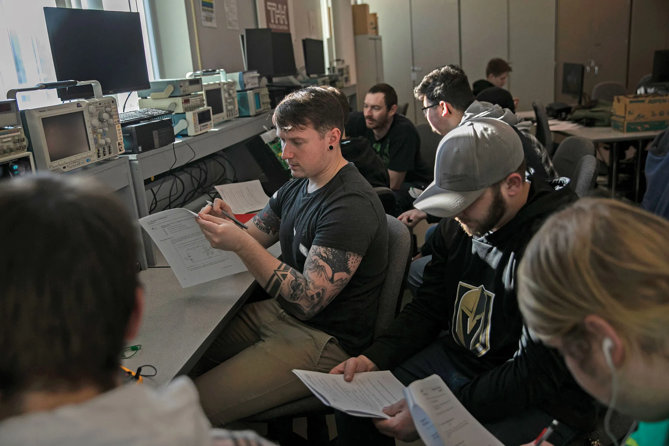 A training class at Central Ohio Technical College.&nbsp;