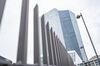 The European Central Bank (ECB) headquarters stands beyond a fence in Frankfurt, Germany, on Wednesday, Nov. 27, 2019. ECB President Christine Lagarde said "support for the euro has reached an all-time high".