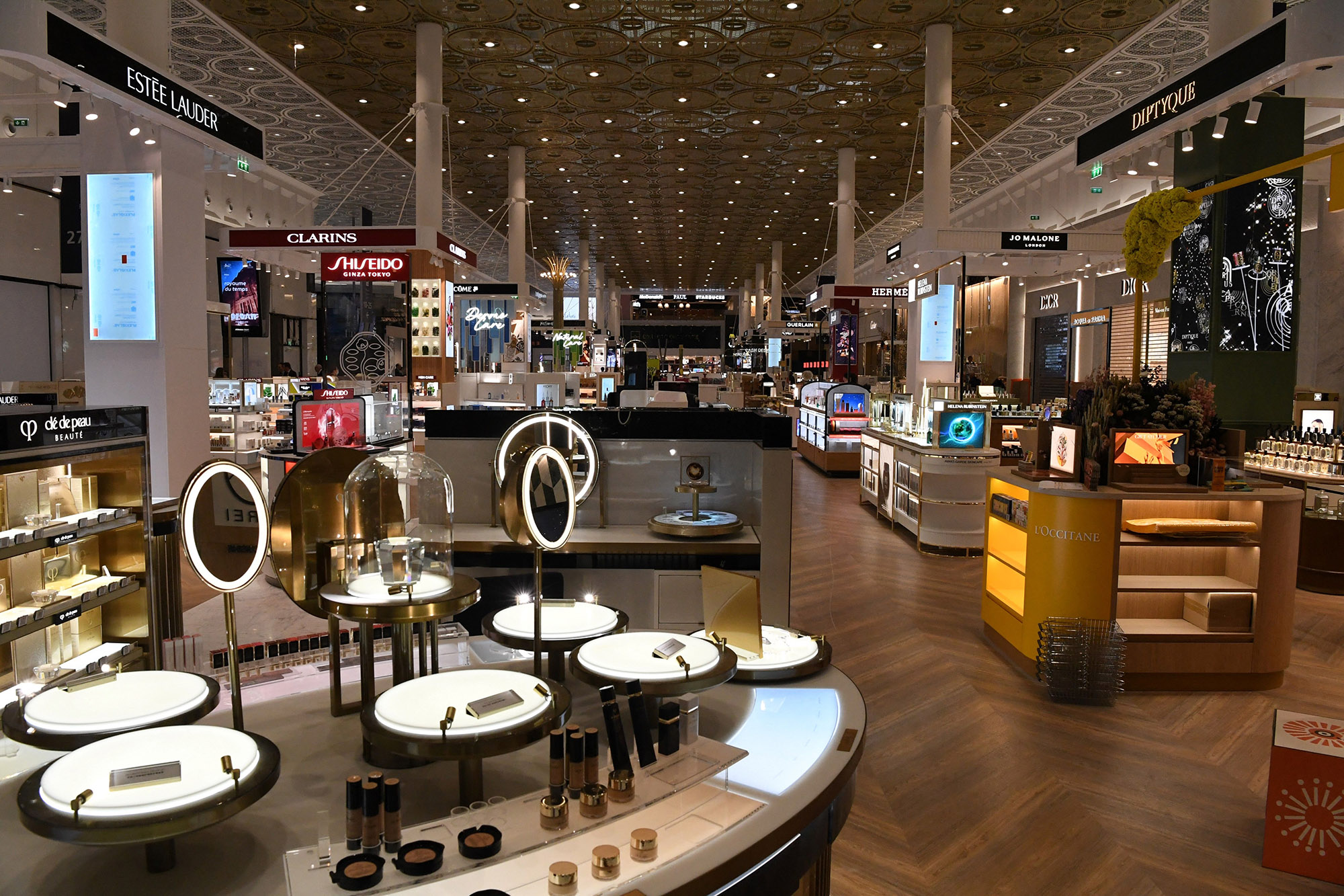 A duty free area in the newly-built extension of the Terminal 1.