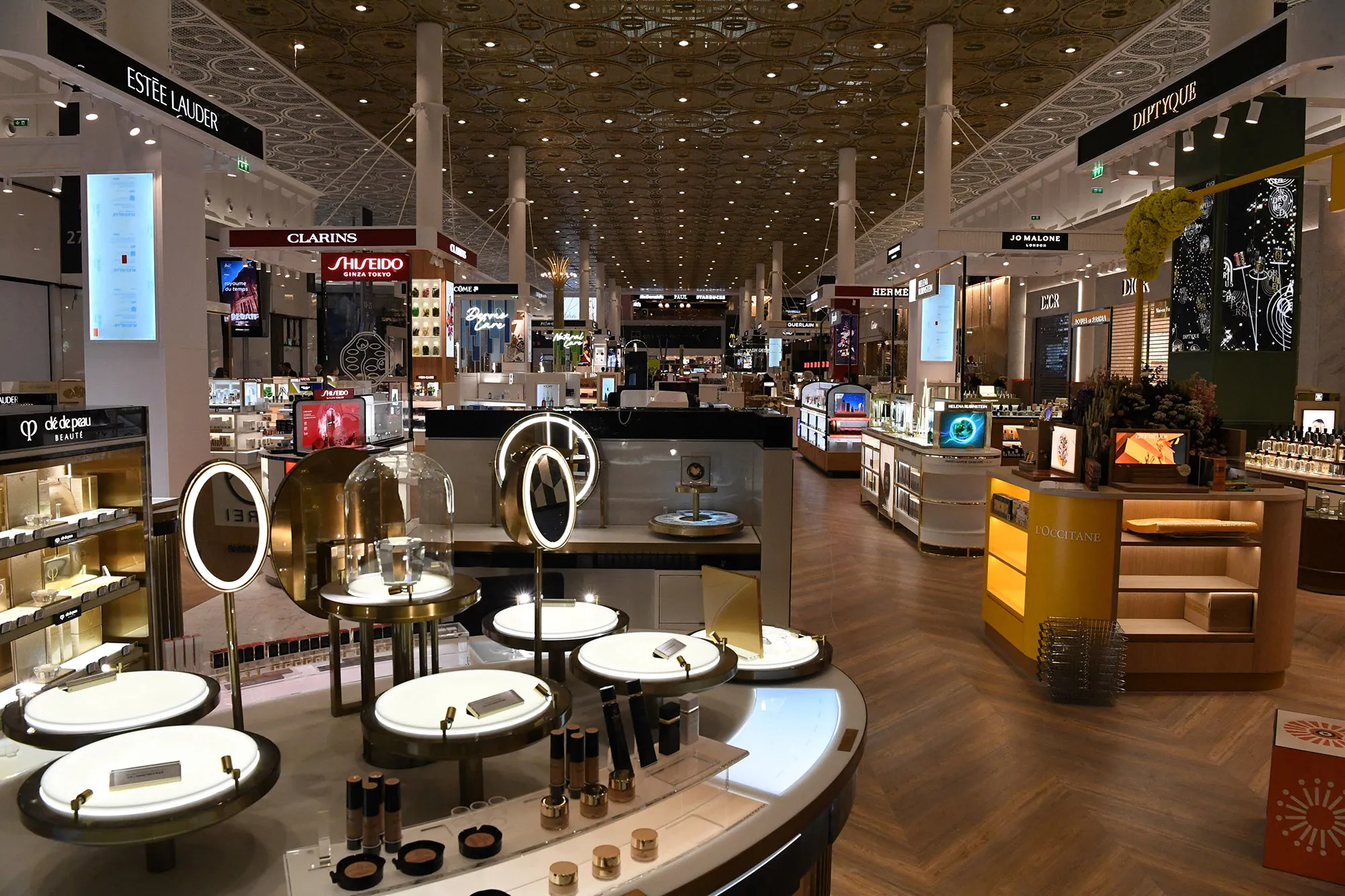 A duty free area in the newly-built extension of the Terminal 1.