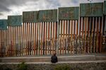 U.S. Mexico Border Wall As Presidential Candidate Lopez Obrador Dismisses Trump's Threats