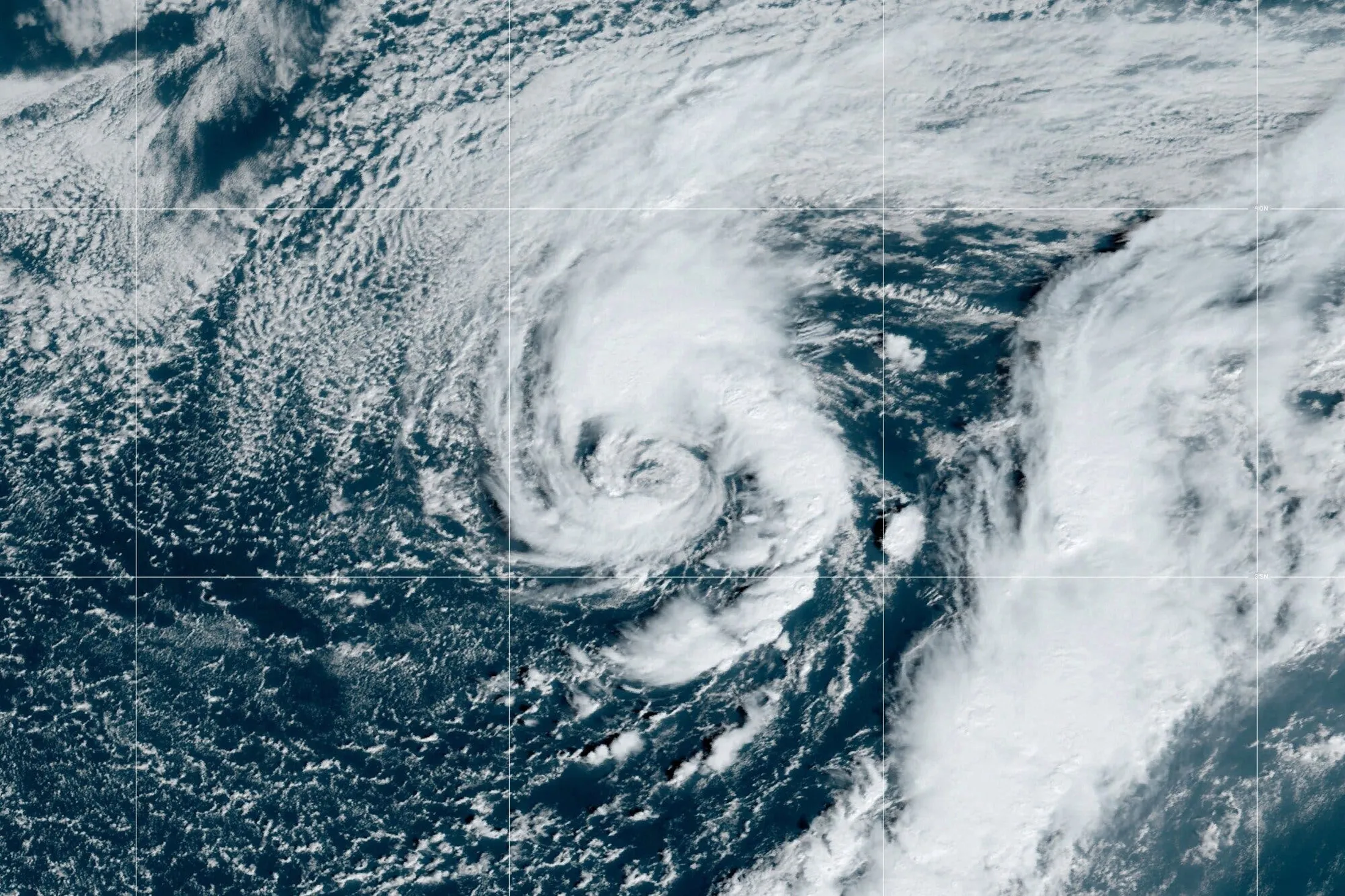Subtropical Storm Wanda in the Atlantic on Oct. 31.