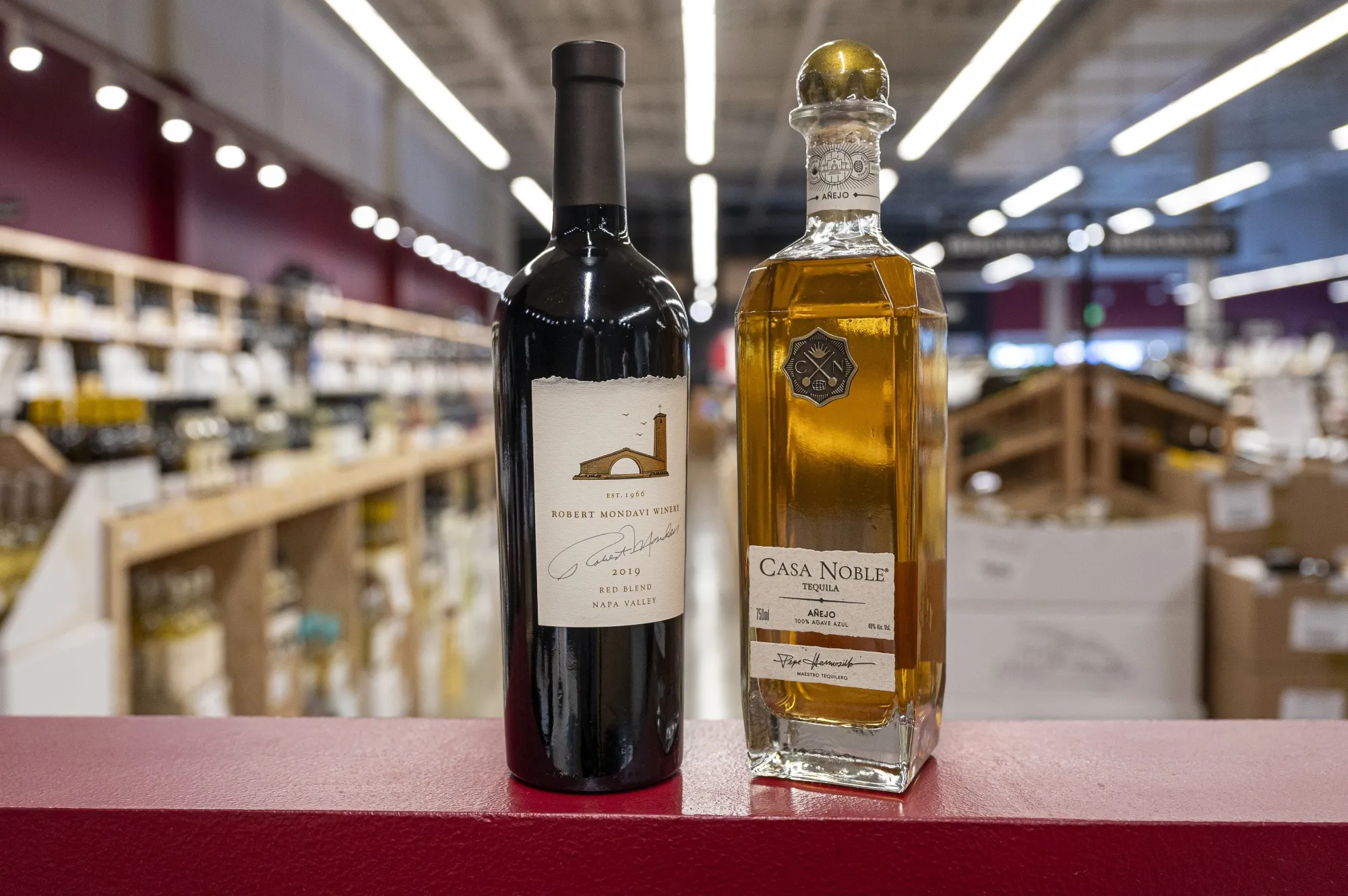 Constellation Brands Inc.&nbsp;Robert Mondovi red wine and&nbsp;Casa Noble Tequila.