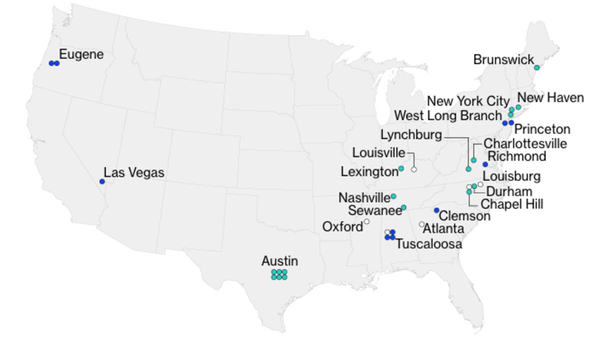 Confederate Memorials Falling Faster Than Ever on U.S. Campuses - Bloomberg