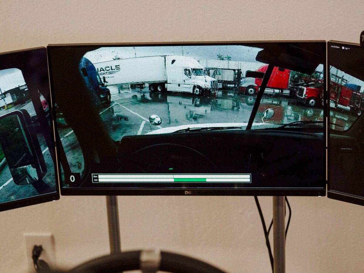 These Truckers Work Alongside the Coders Trying to Eliminate Their Jobs -  Bloomberg