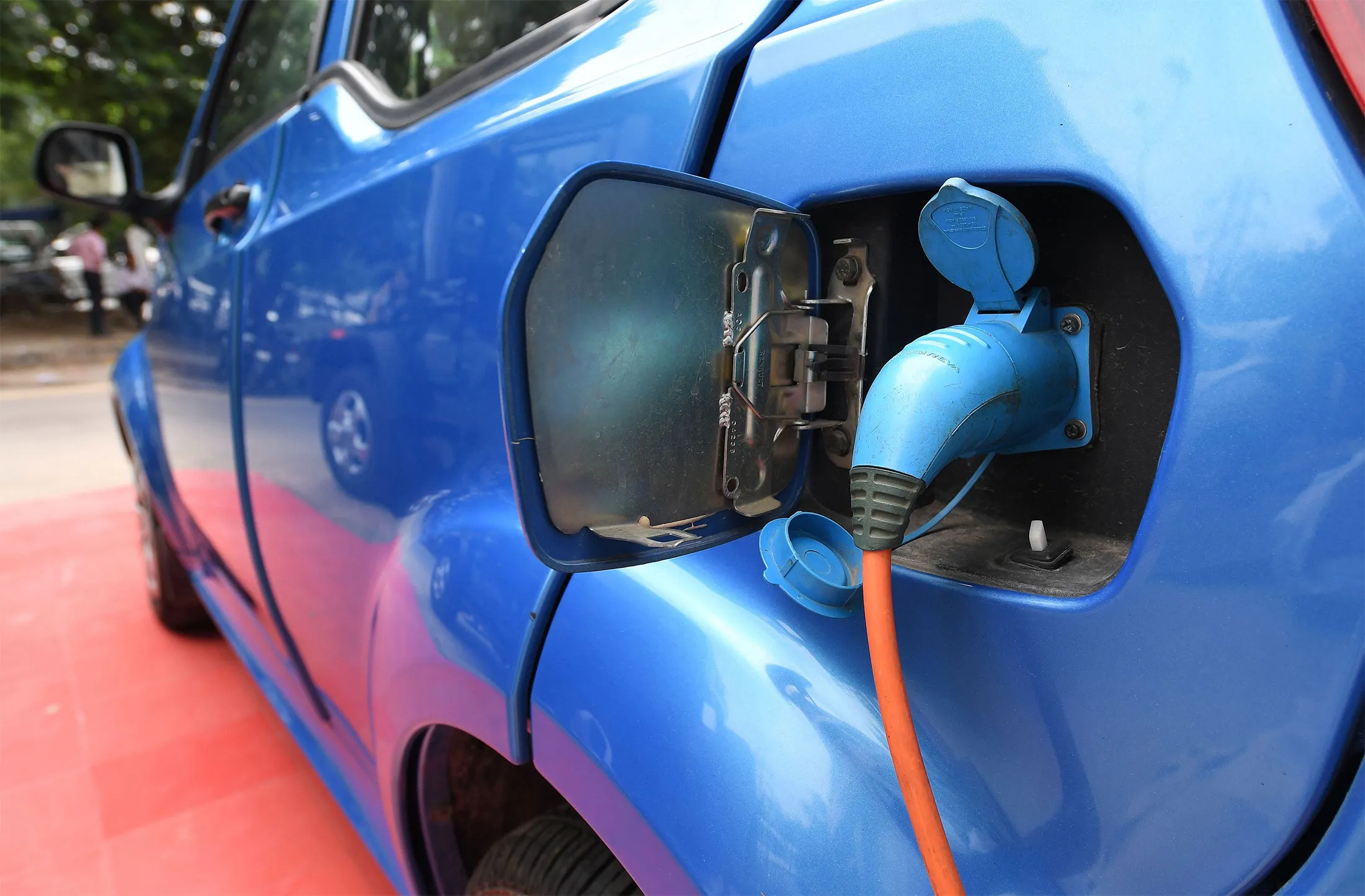Mahindra's electric car "e2o Plus"