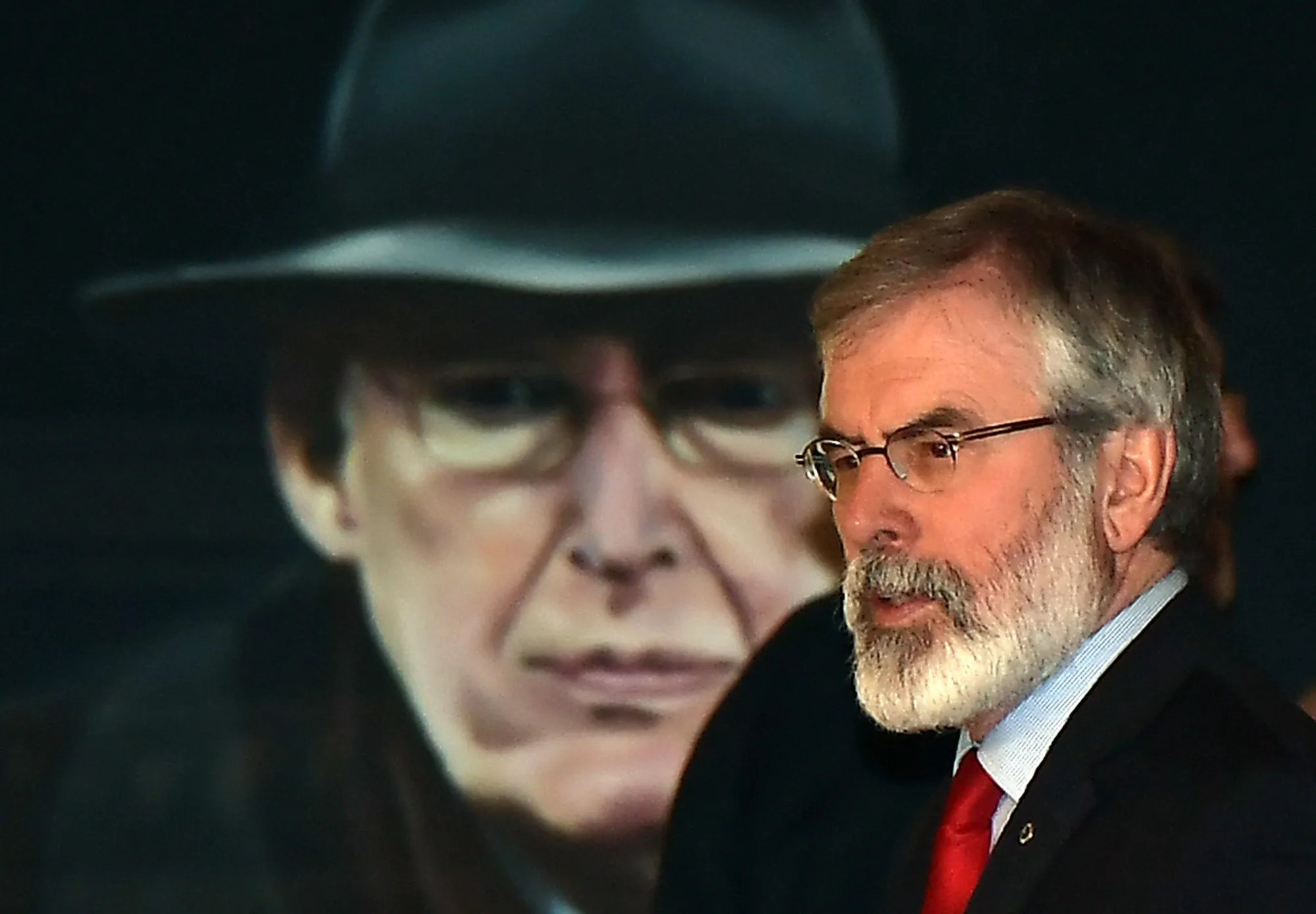 Sinn Fein's Gerry Adams is feeling invincible.
