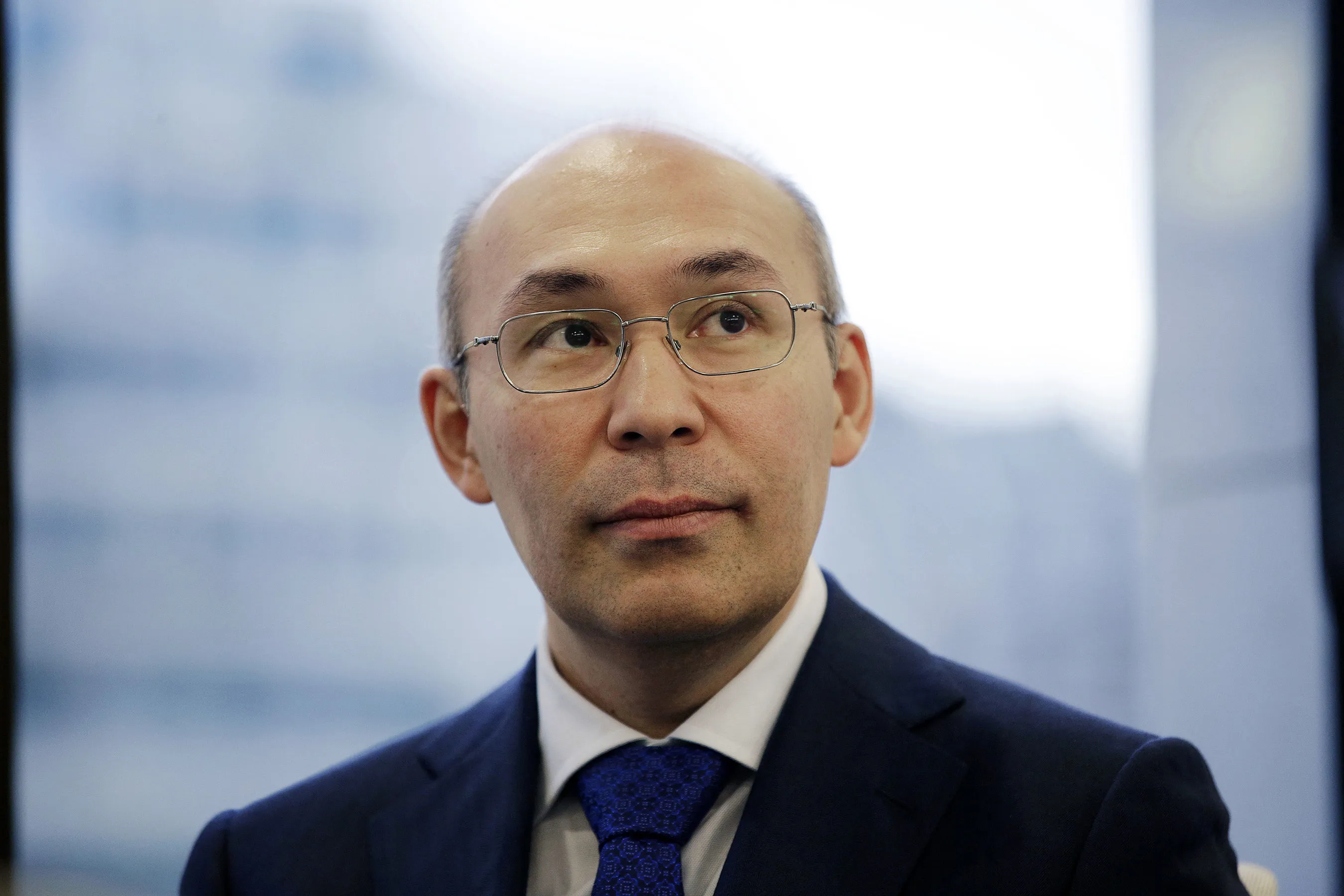 Former central bank governor Kairat Kelimbetov. Photographer: Matthew Lloyd/Bloomberg
