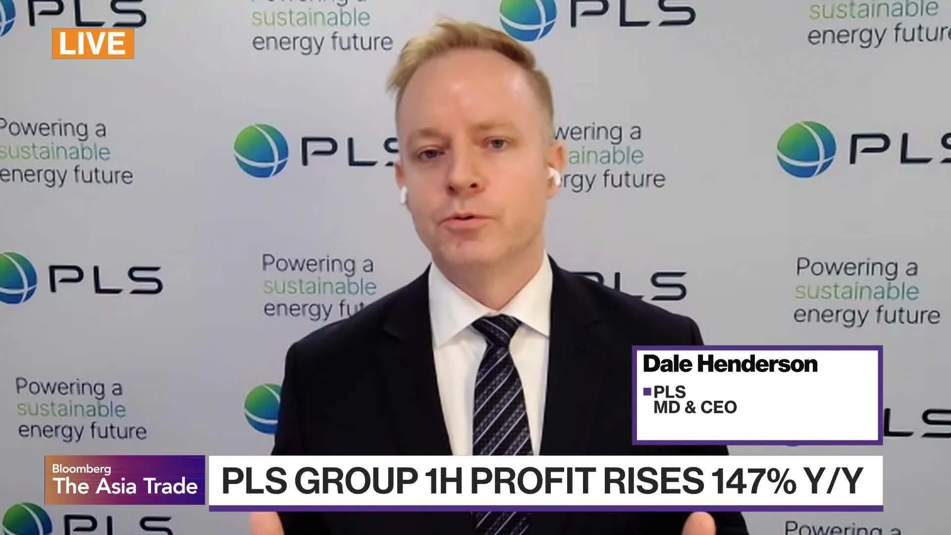 PLS CEO Henderson on 1H Earnings