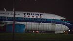 The plane that was carrying Republican vice presidential nominee Mike Pence sits on the runway at New York's LaGuardia Airport on Oct. 27, 2016.
