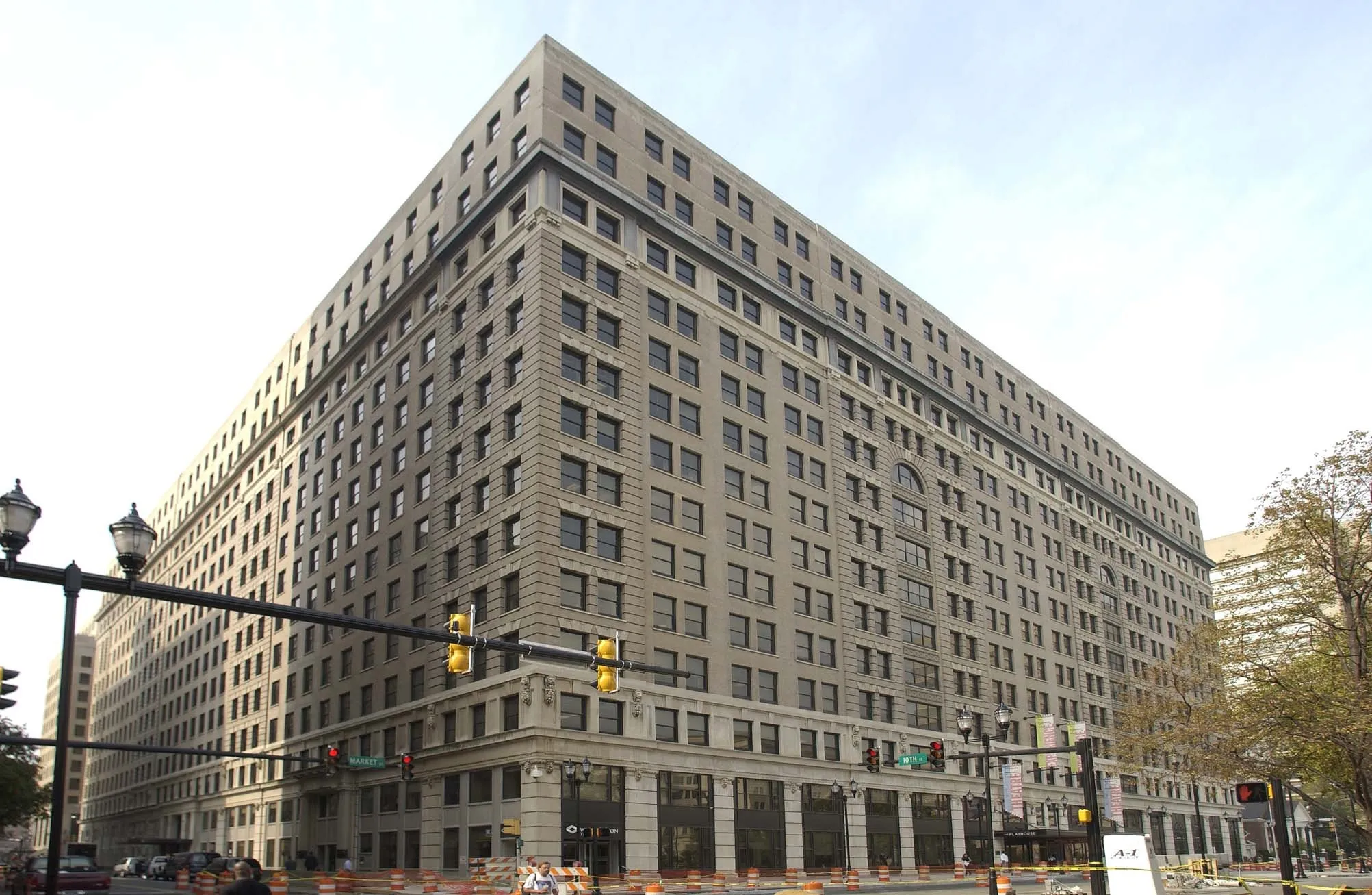 The Dupont Building at 1007 Market houses the corporate headquarters for the E.I. Dupont de Nemours Company, in Wilmington, De. Thursday Oct. 3, 2002(Photograph by Jim Graham)
