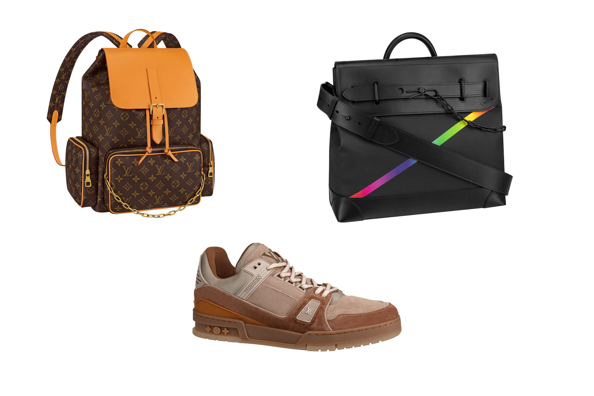 Louis Vuitton, Bags, Louis Vuitton X Virgil Abloh Mca Orange Backpack