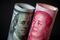 Chinese Yuan, Hong Kong Dollar and U.S. Dollar Banknotes
