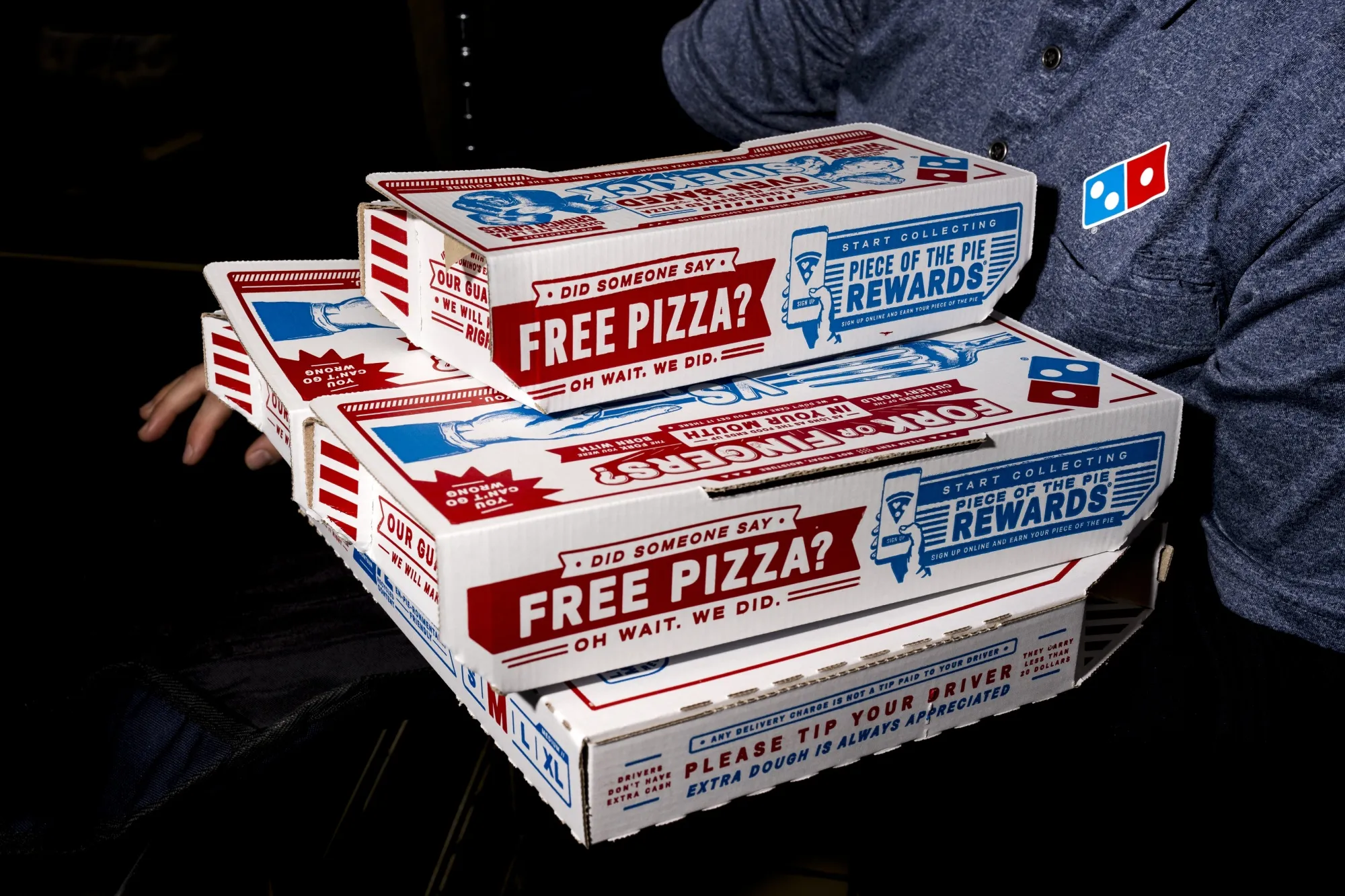 A Domino's in Trenton, Michigan, in 2024.