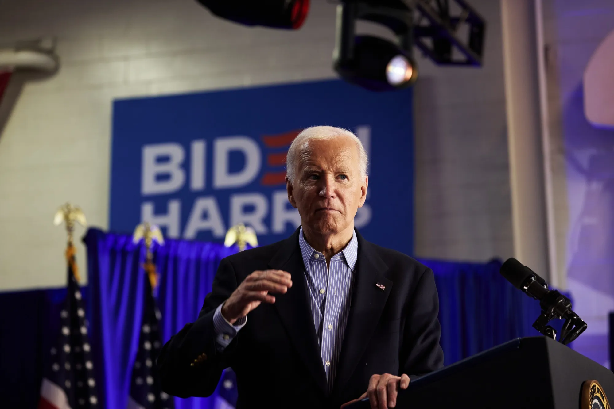 Joe Biden during a campaign event in Madison, Wisconsin,&nbsp;on&nbsp;July 5.