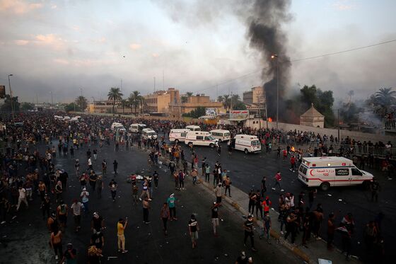 Iraqi Protests Turn Violent With Government Buildings Stormed