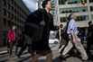Commuters In The Bay Street Financial District As Ontario Prepares An Overhaul Of Pension Funding Obligations