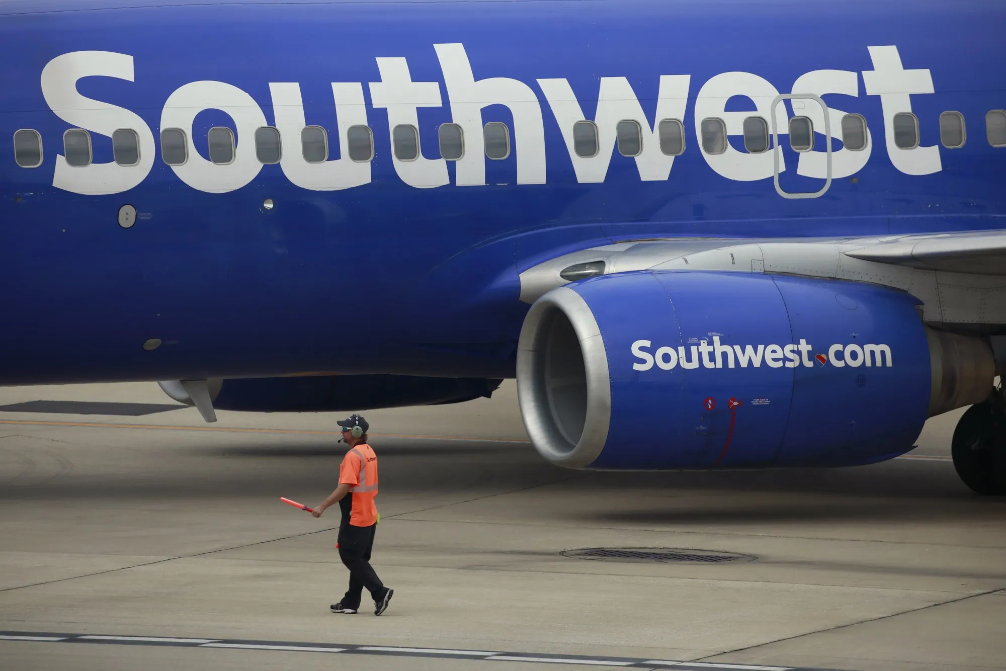 A Southwest Airlines Co. Boeing 737 passenger jet.