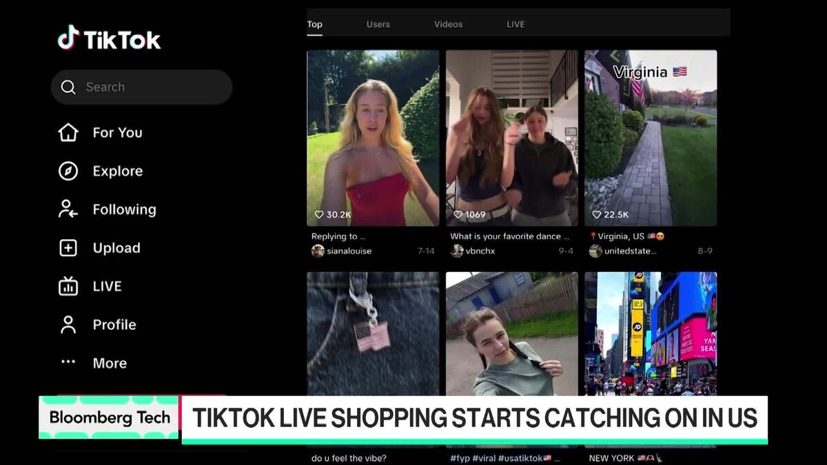 TikTok's Live Shopping Experience Catches on in US