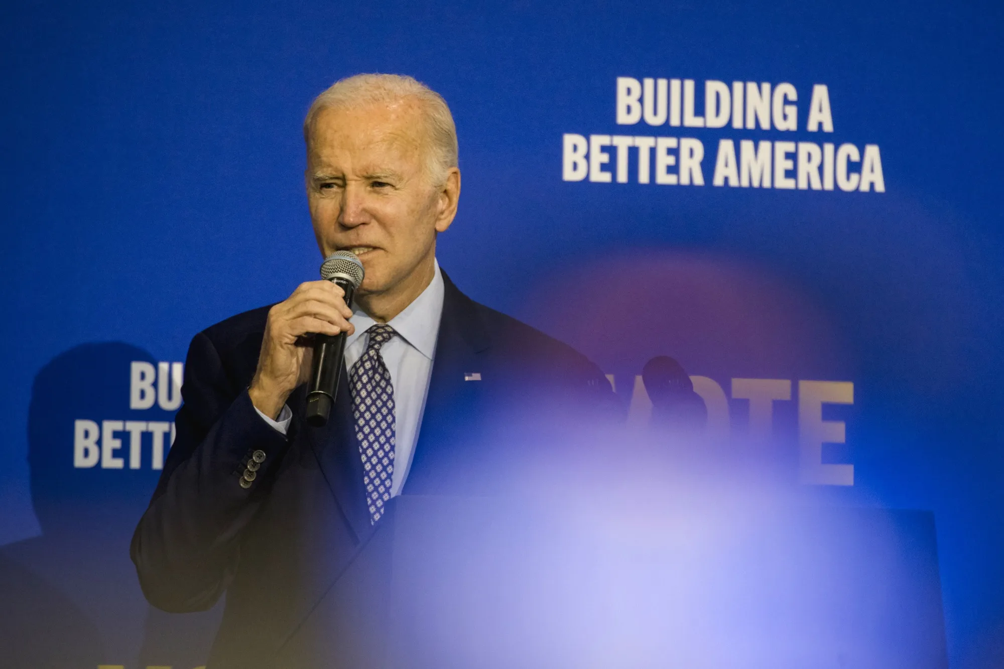US President Joe Biden on Nov. 3.