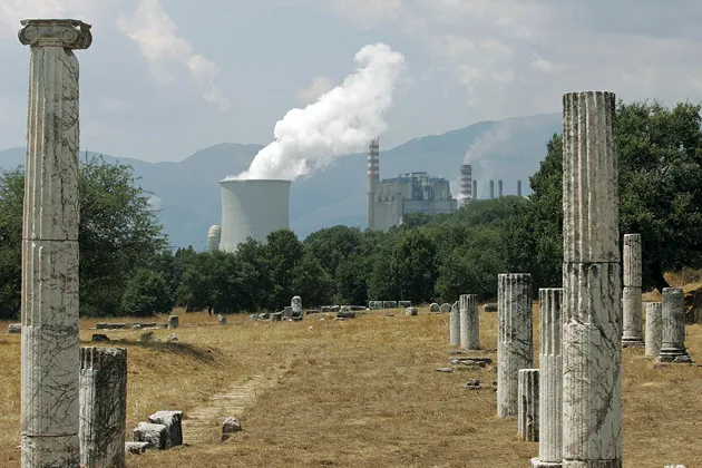 A PPC plant in Greece: tough union, low share price