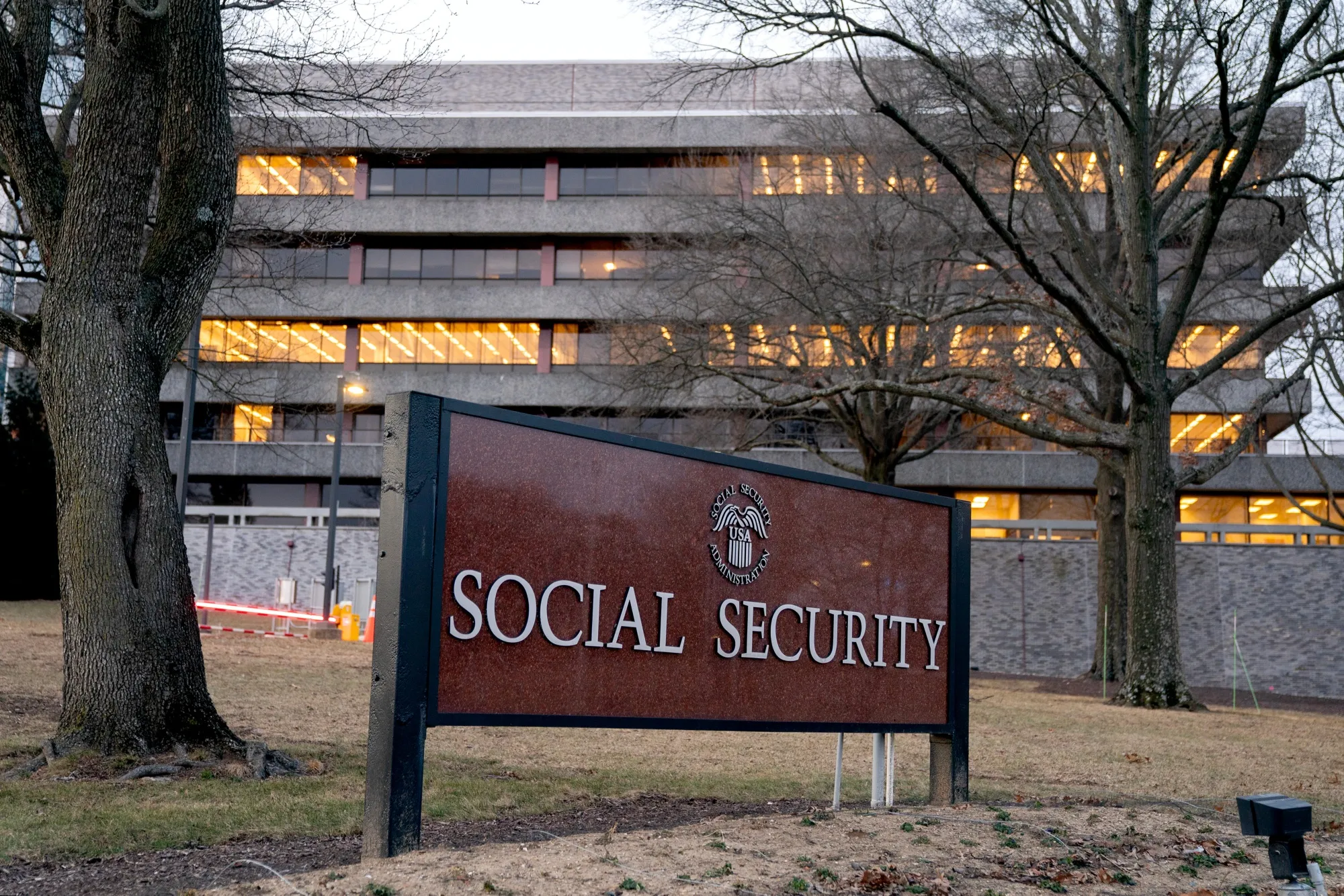 The US Social Security Administration headquarters in Woodlawn, Maryland, US, on Wednesday, Feb. 19, 2025.