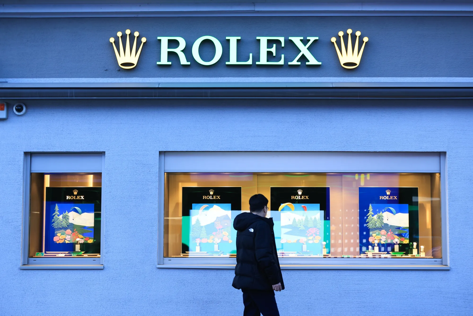 A Rolex store in Davos, Switzerland, on Jan. 19, 2026.