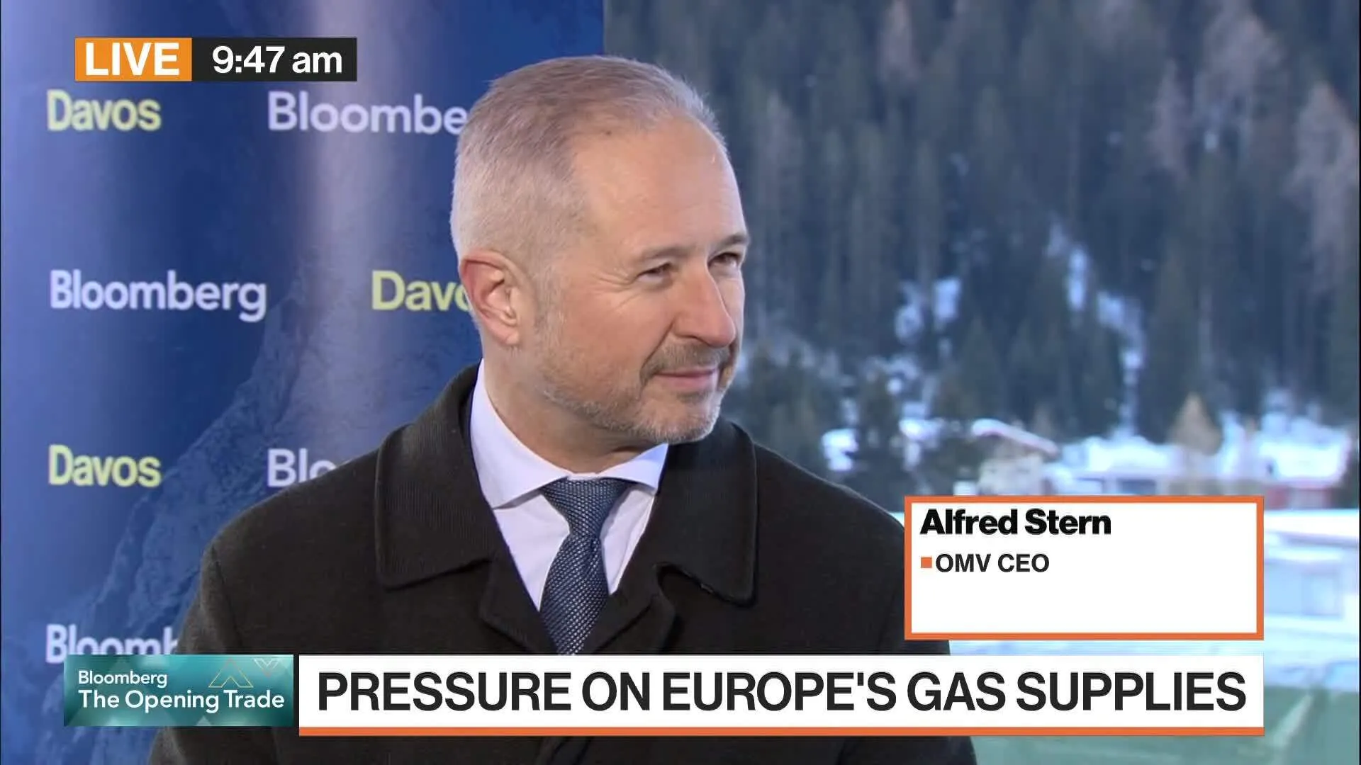 Watch Davos 2025: OMV CEO on Europe's Gas Supplies - Bloomberg