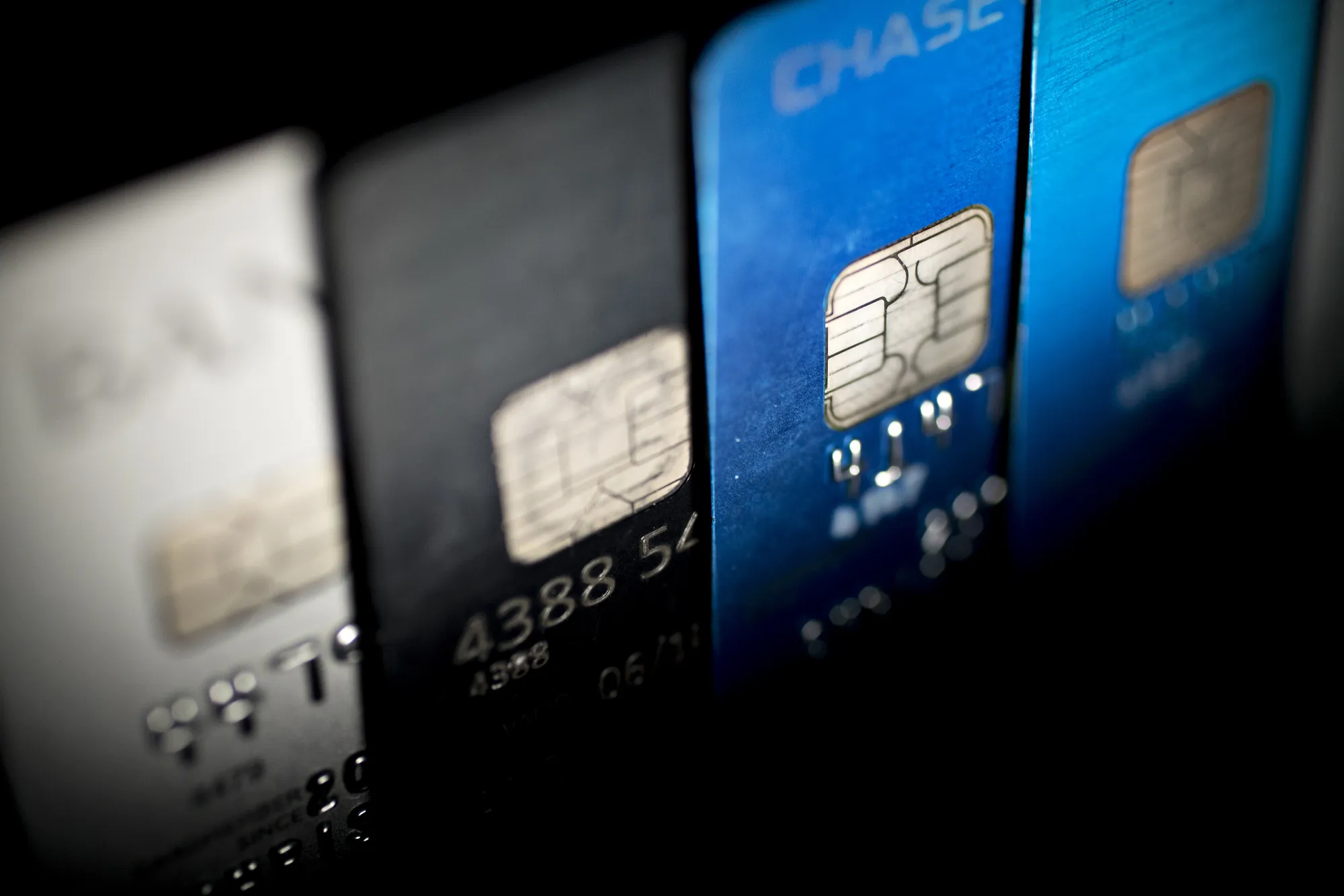 Chip credit cards.&nbsp;