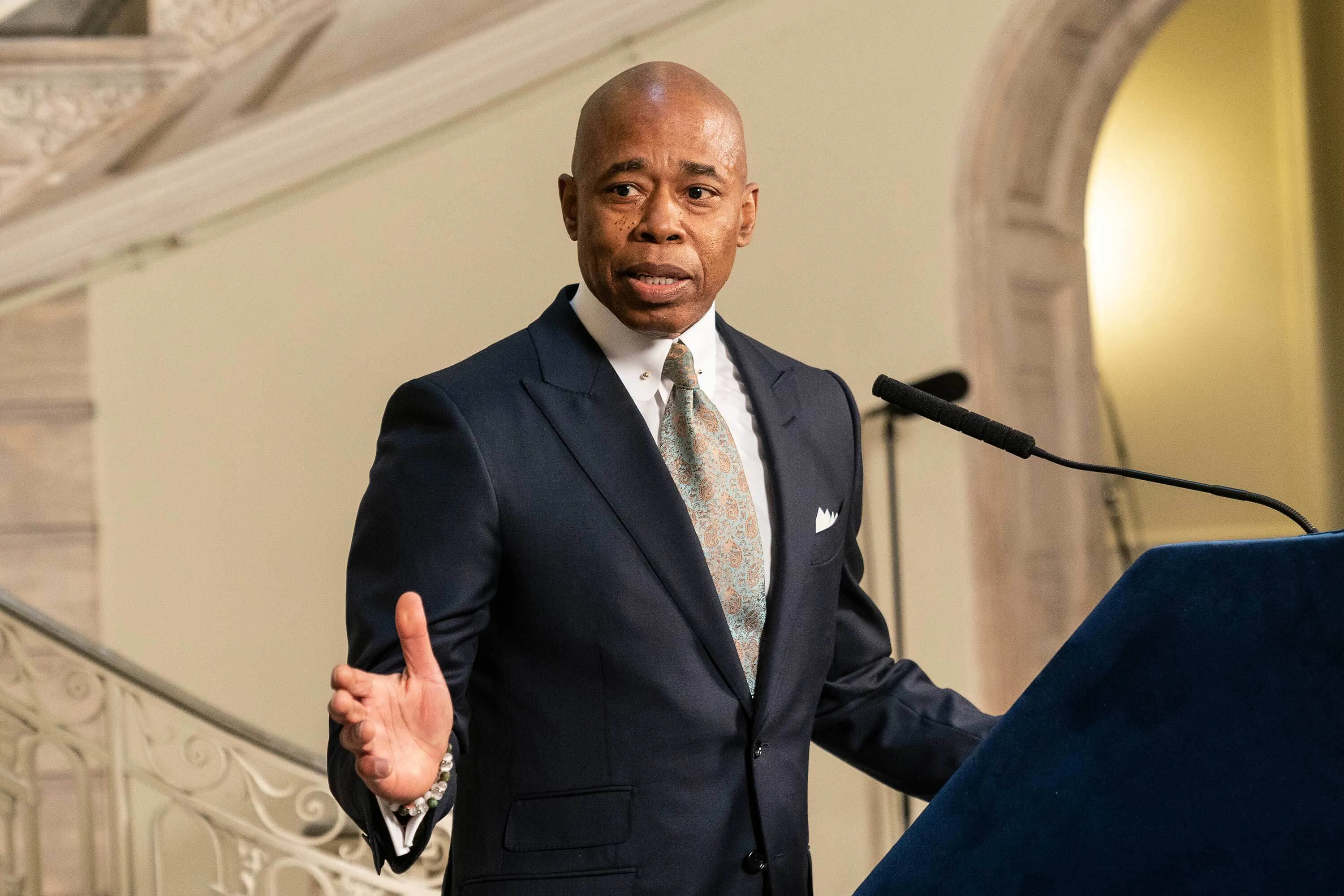 New York Mayor Eric Adams.